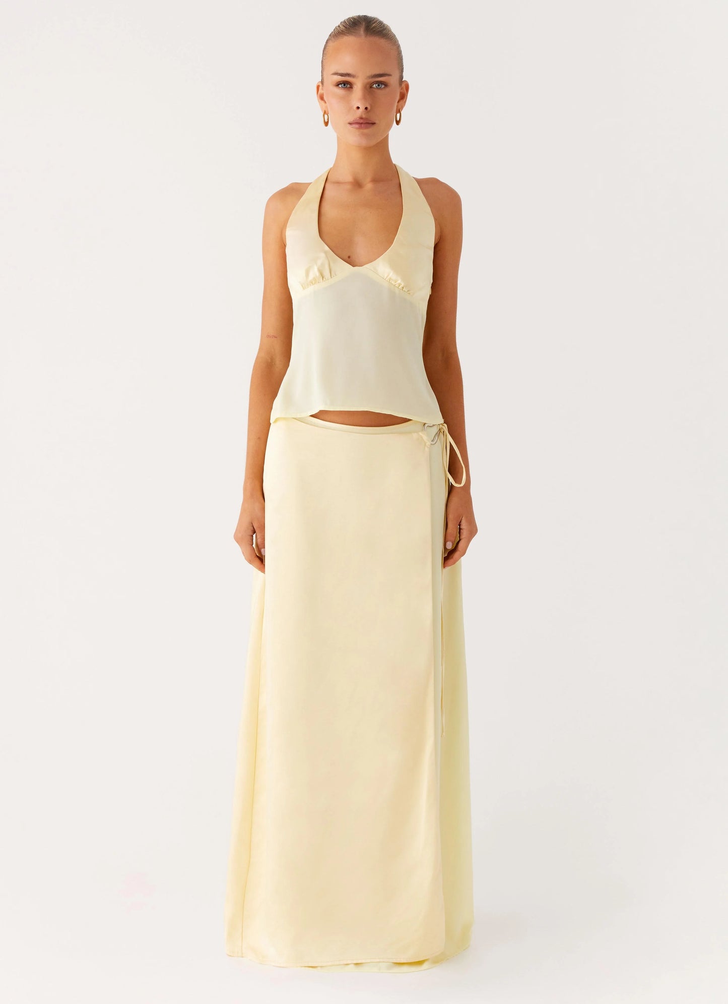 Pollie Halter Top - Yellow