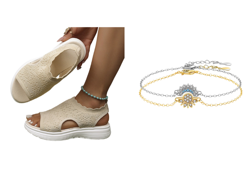 π‘50% OFF NOW ! π Women's Breathable Knit Platform Sandals β Air-permeable knit upper, cushioned sole & lightweight comfy summer footwear β¨