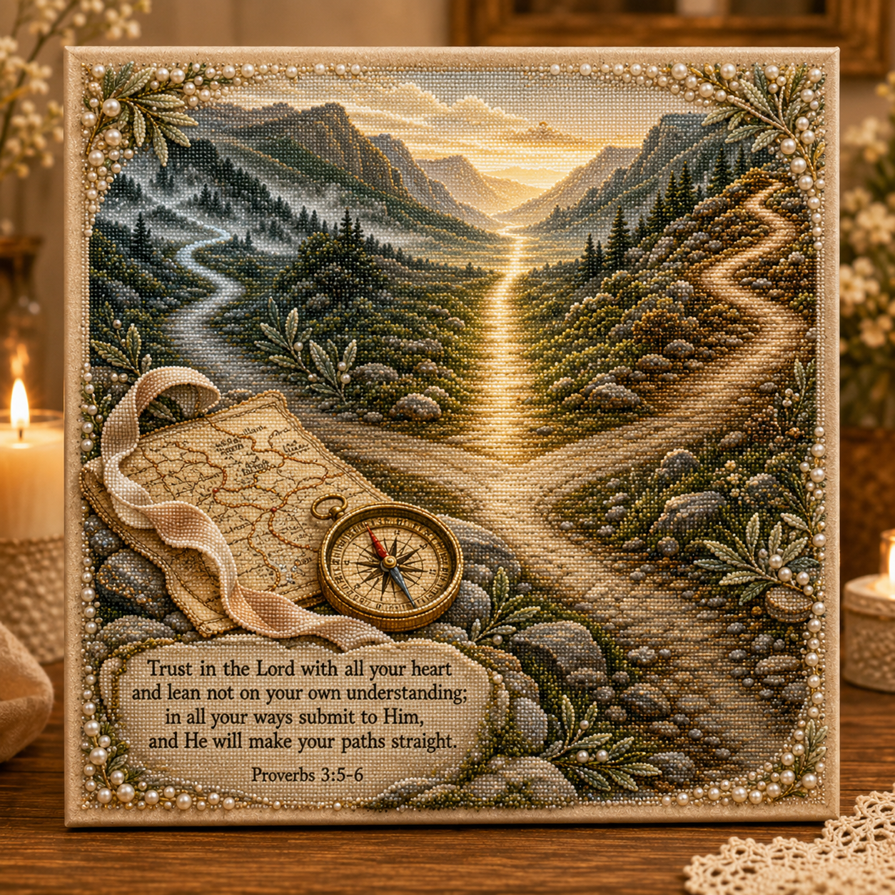 Garden of Faith Pearl Art Collection | Scripture Pearl Art DIY Kit