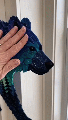 🌌🐺Northern Lights Wildlife DIY Patchwork Kit