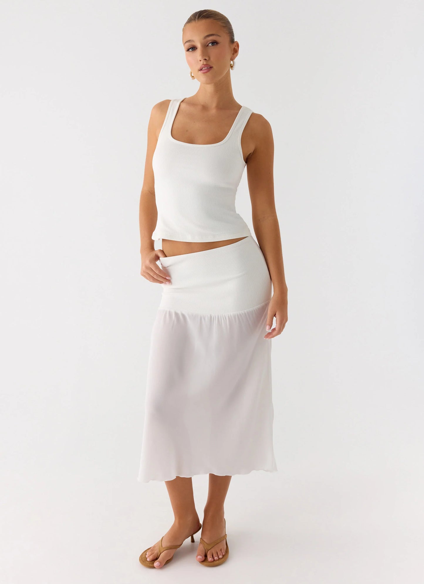 Connect My Heart Top - White