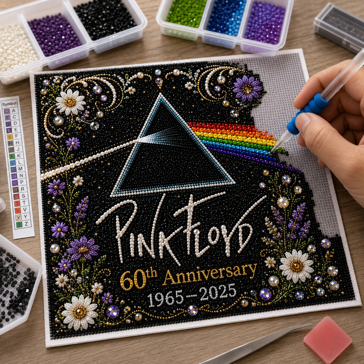 Pink Floyd 60th Anniversary Diamond Art Kit