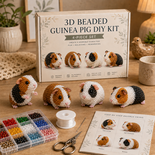 3D Beaded Woodland Pets DIY Kit