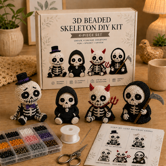 π 3D Beaded Skeleton DIY Kit