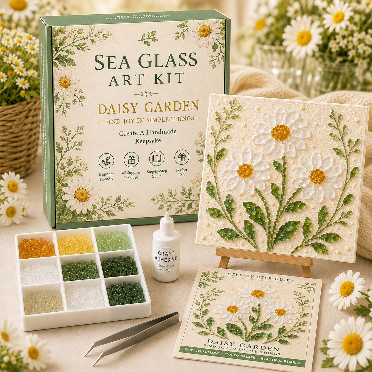 Bloom & Garden Sea Glass Art Kit Collection 🌸