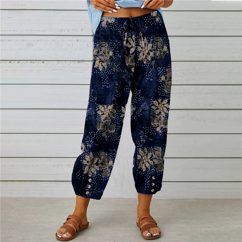 π Vintage Floral High-Waist Jogger Pants β Stylish, Comfortable & Perfect for Everyday Wear β¨π