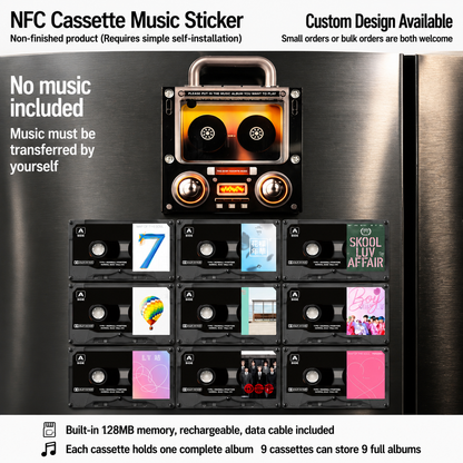 ⏳Last Chance to Save • Limited Inventory!🎵 Iconic Pop Star NFC Fridge Magnet Music Player | Retro Vinyl Style Decor