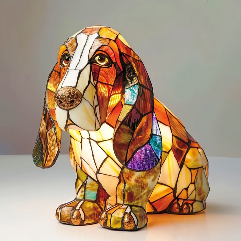 🔥Hot selling🐶magical colorful dog lamp art night lights
