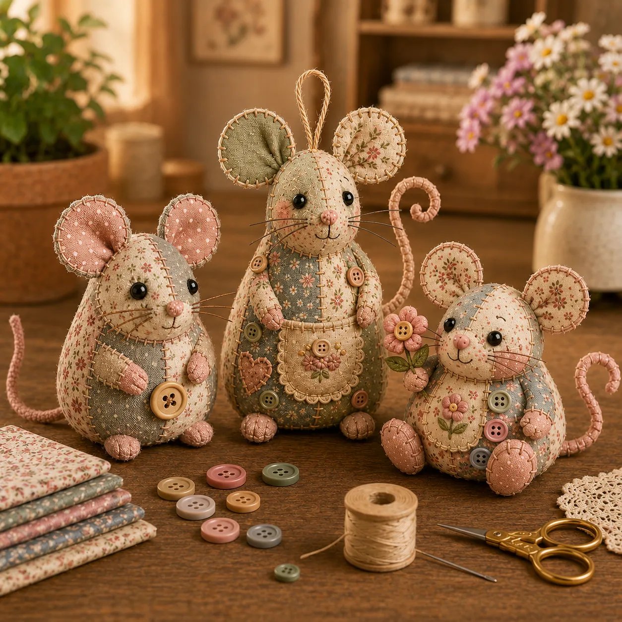 🧵DIY Patchwork Animal Kit – Create Your Own Adorable Animals