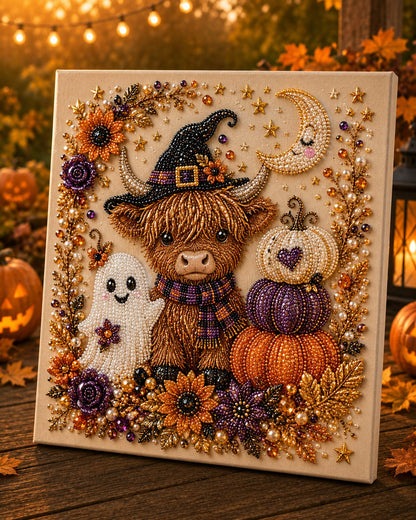 Last Day 49% OFF –  Halloween Pearl Art DIY Kit – Turn Tiny Pearls into Spooky-Cute Magic