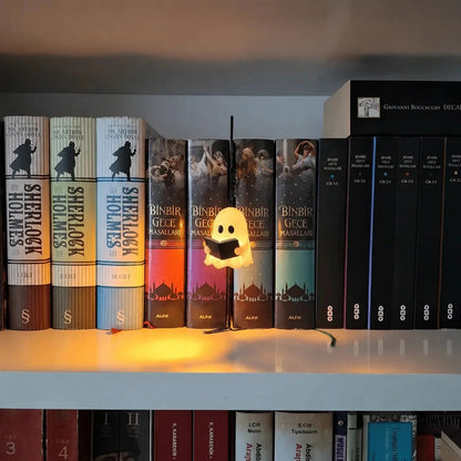 👻Halloween | Ghost Bookshelf Lantern for Cozy Reading Corners 📚