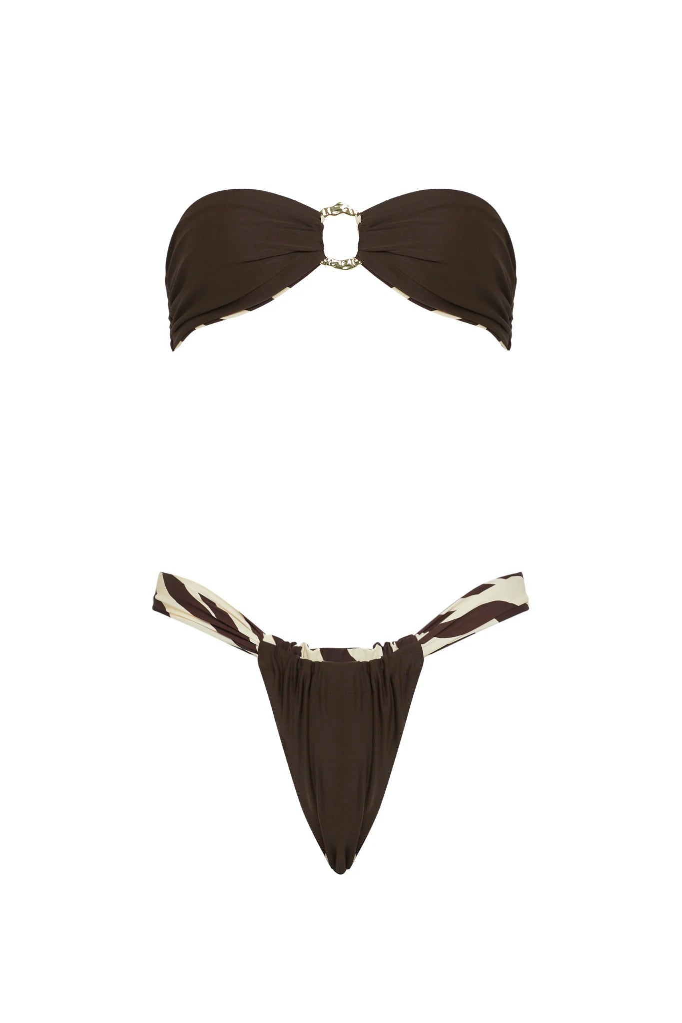 VDM The Label Bailey Zebra Reversible Bandeau