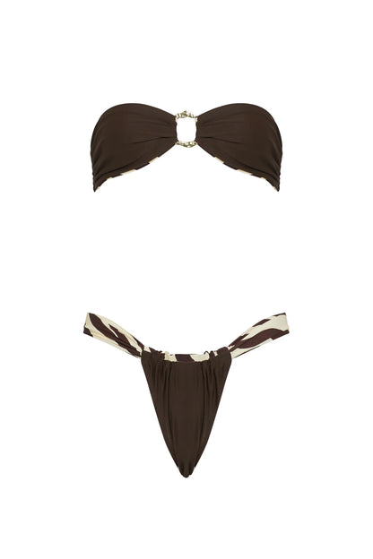 VDM The Label Bailey Zebra Reversible Bandeau