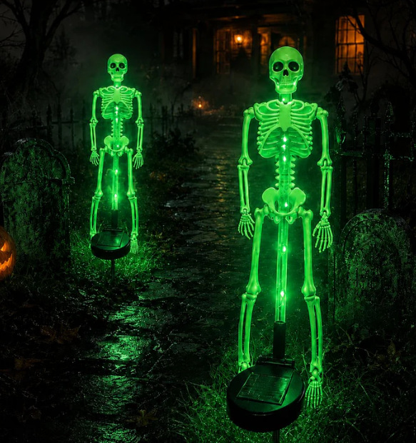 🎃💀Skeleton Solar Light Garden Stake