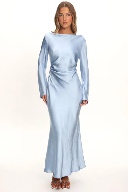 Loveland Cowl Back Midi Dress Ice