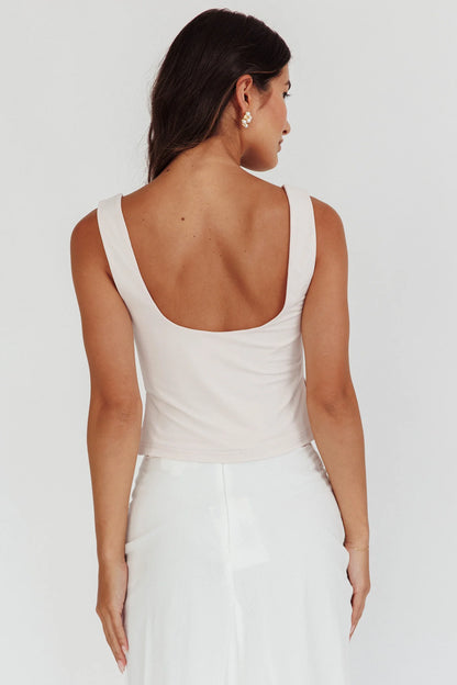 Tricia Pintuck Bust Top Bone