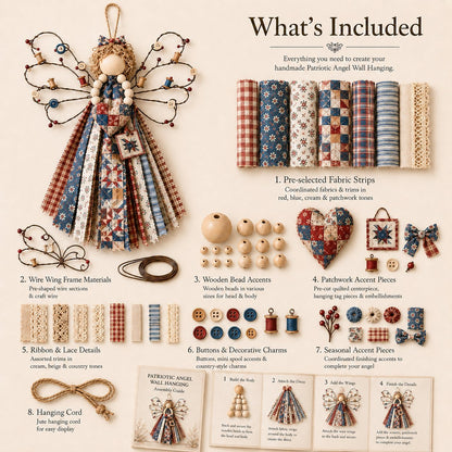 🌸Angel Fabric Hanging DIY Kit
