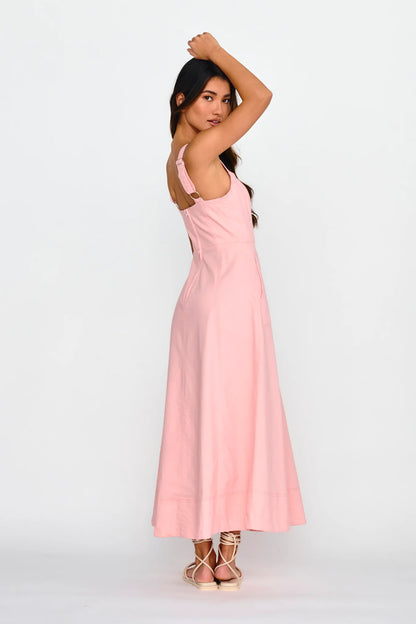 Laureen Pocket Maxi Dress Blush