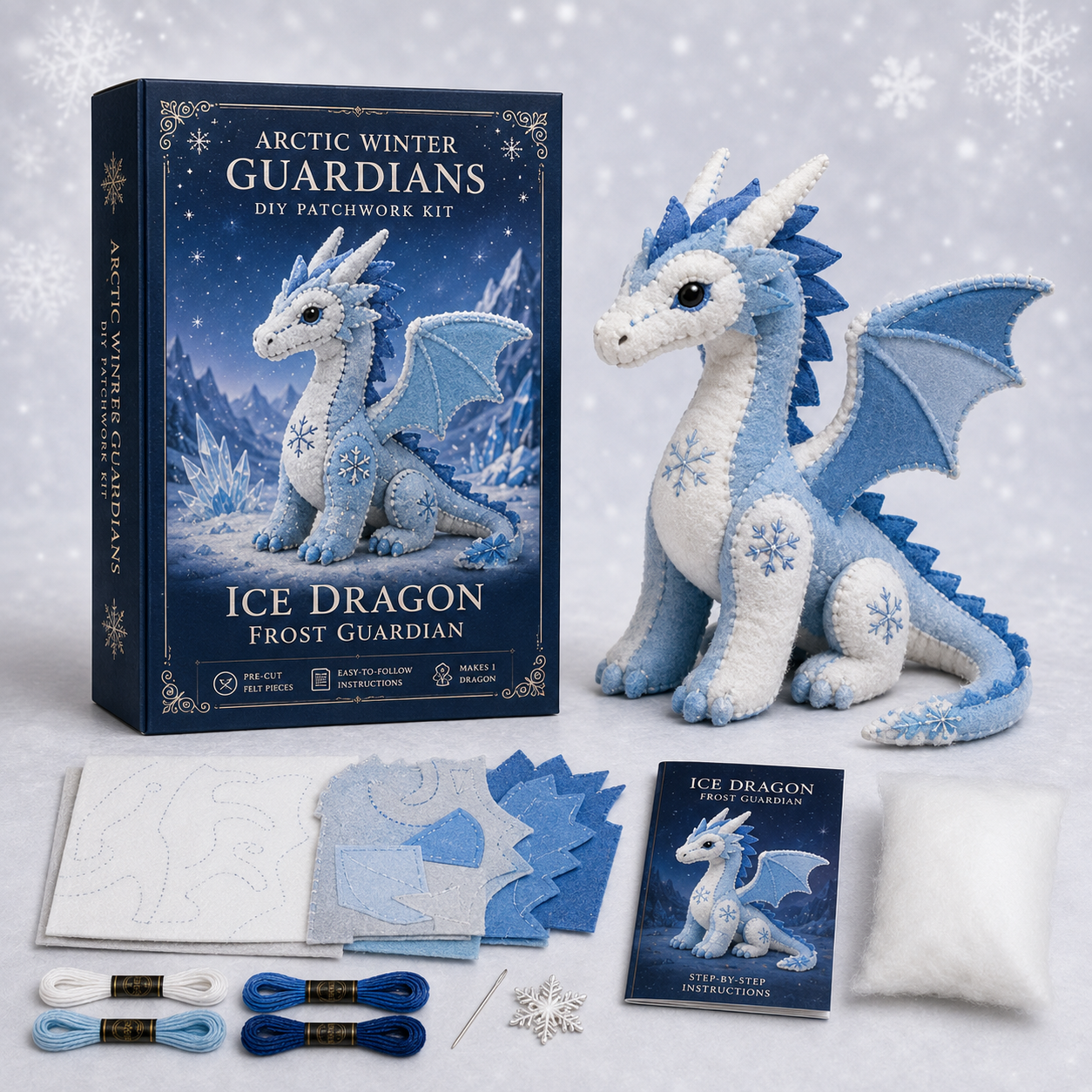 Arctic Winter Guardians DIY Patchwork Kit