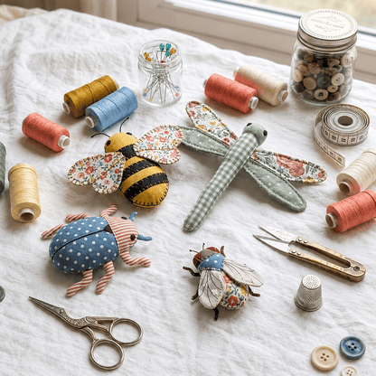 🐝 Insect Patchwork Sewing Kit