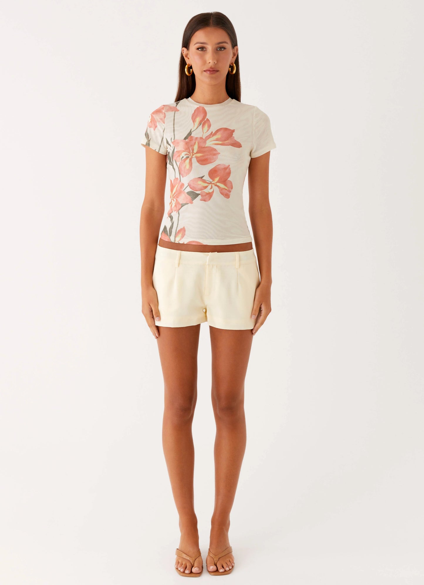 Kammy Low Rise Shorts - Butter