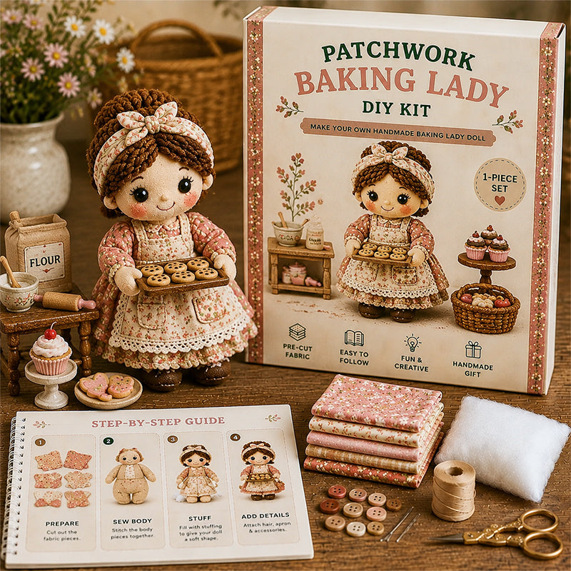 🌸Patchwork DIY Doll Kits – Handmade Fun & Creativity