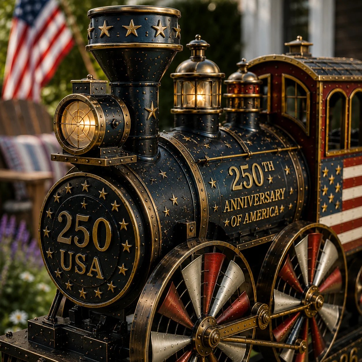 250th Anniversary Liberty Express Train Wind Spinner