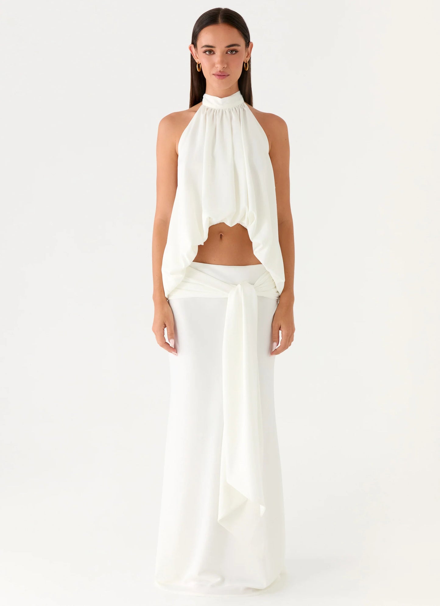 Eirlys Maxi Skirt - White