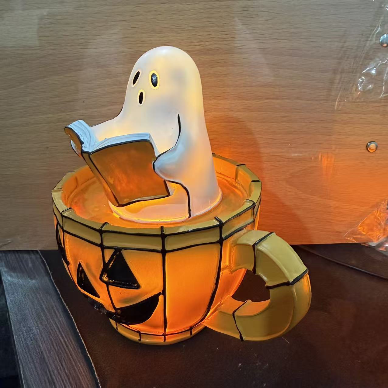👻 Halloween Ghost Reading Lamp | Spooky Cute Ambient Decor
