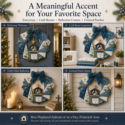 🎄Christmas Fabric Wreath DIY Kit – A Keepsake You’ll Hang with Pride Year After Year💫