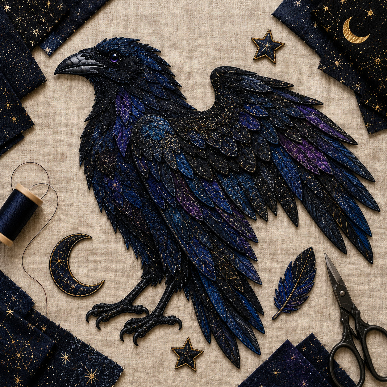 Legendary Creatures DIY Patchwork Art Kit