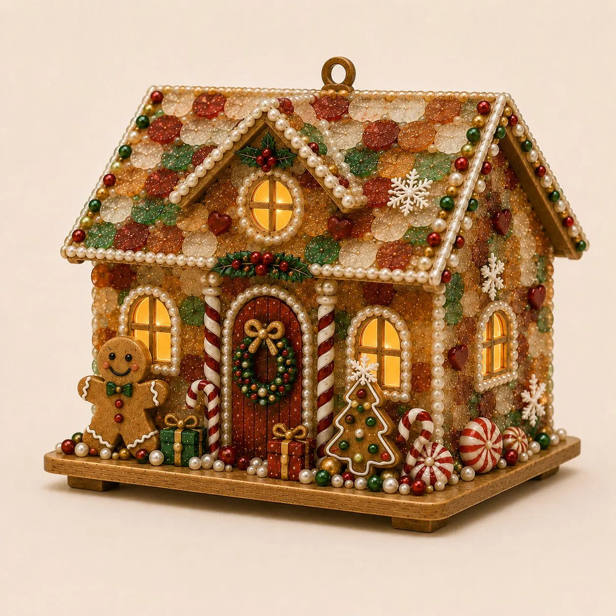 🏡DIY Glowing Coastal Glass-Style Christmas Cottage Kit Collection 💕