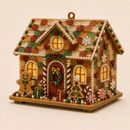 🏡DIY Glowing Coastal Glass-Style Christmas Cottage Kit Collection 💕