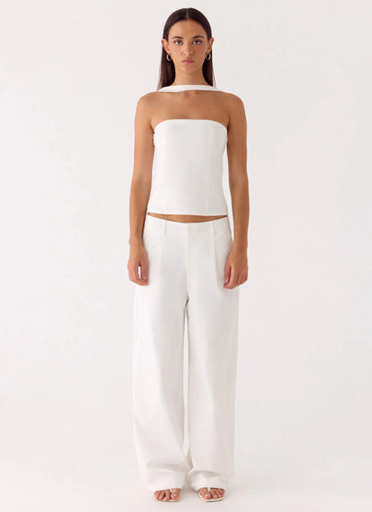 Emilia Pant - White