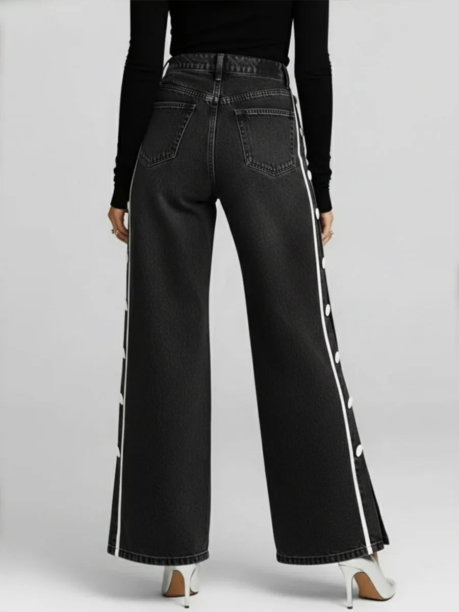 Stylish Casual Button-down Jeans