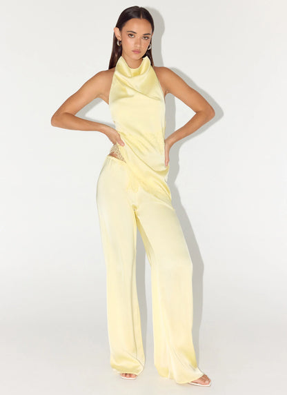 Deacon Low Rise Pants - Yellow