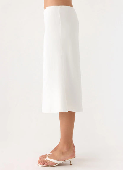 Marquas Midi Skirt - White