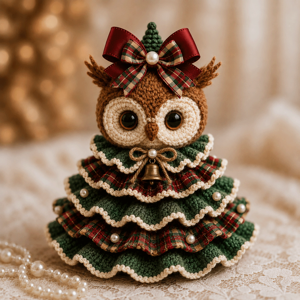 🎄Crochet Animal Christmas Tree DIY Kit – Stitch a Little Christmas Magic