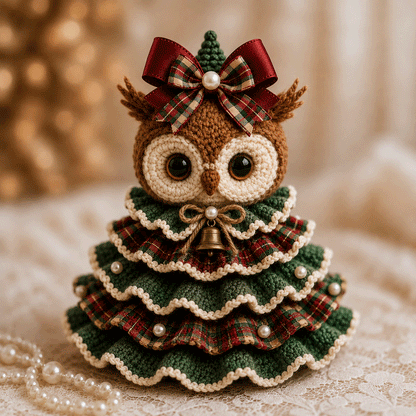 🎄Crochet Animal Christmas Tree DIY Kit – Stitch a Little Christmas Magic