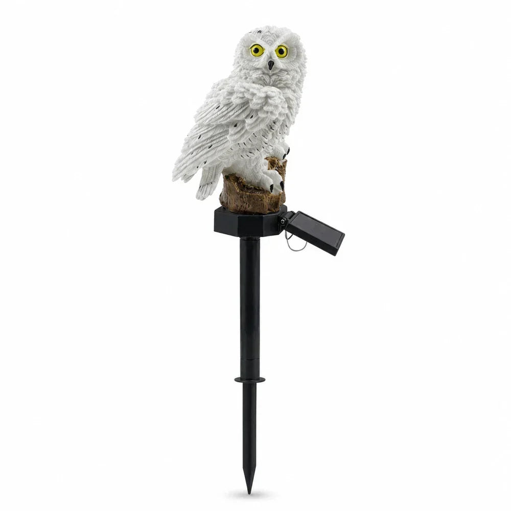 Brighten your garden path today Solar Owl Pathway Light