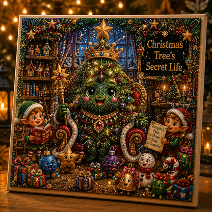 🎄 Christmas Secret Collection ✨ Magical Holiday Diamond Painting Art Kit