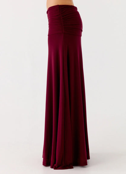 Thorness Maxi Skirt - Plum