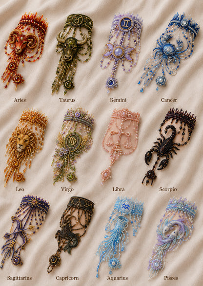 🔥 49% OFF – Zodiac DIY Beaded Hand Bracelet Kit – Create Your Celestial Wearable Art