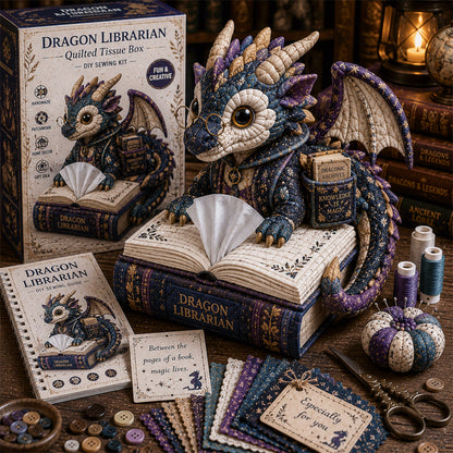 🔥Last Day 60% OFF🐉✨ Dragon Keepers Collection – Quilted DIY Tissue Box Sewing Kit