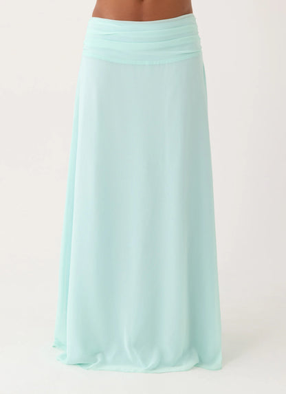 Natalya Maxi Skirt - Pistachio