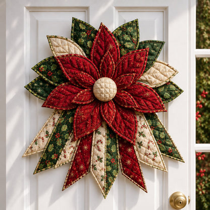 🎉🎄 Festive Quilted Christmas Door Hanging DIY Sewing Kit