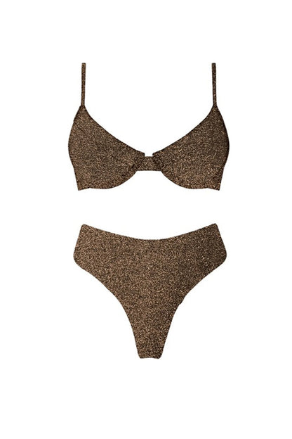 Zuma Bikini Top Brown