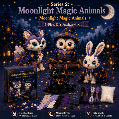 Halloween Friends 4 Piece DIY Patchwork Kit Collection 🎃🧵
