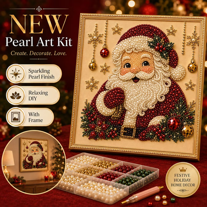 🎄Beginner-Friendly & Calming-💎DIY Holiday Pearl Painting Kit With Frame