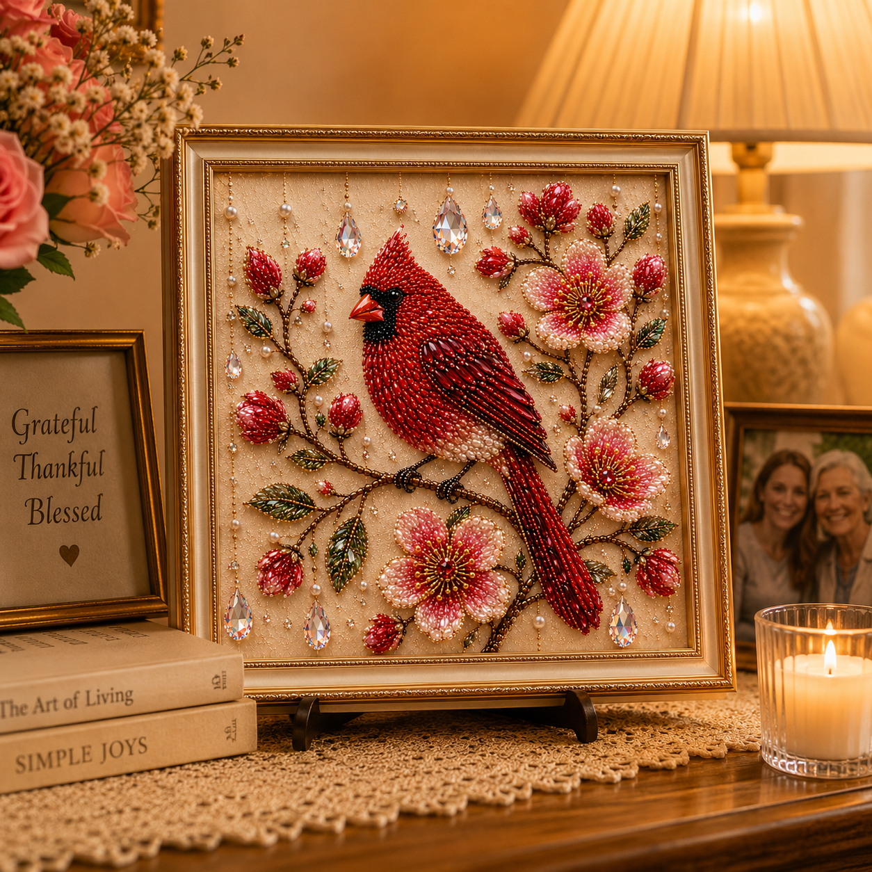 🌸 Luxury Bird Pearl Art DIY Kit